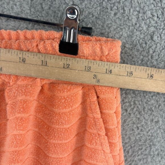 ARAMINTA JAMES Terry Wave Shirt & Shorts Set in Orange size small - Picture 9 of 16